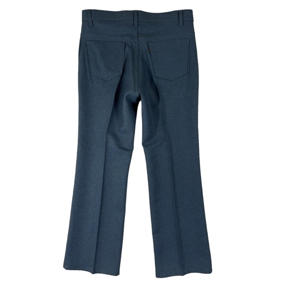 VTG Levi’s Men Blue Slack Straight Leg Pants Sz 38x30 - Picture 4 of 5